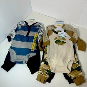 Baby boy 3-6 months bundle, Carters. 3-6M boys 8pc bundle